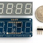 4-digit 7-segment Display W/i2c Backpack