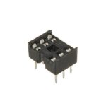 6 Pins 2.54mm Pitch DIP IC Sockets Solder Type
