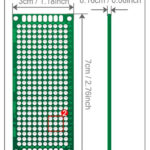 PCB Print Circuit Board 3 x 7 CM