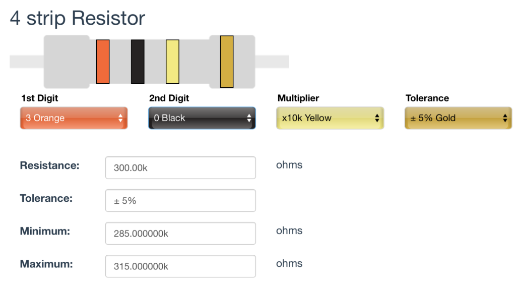 300k 5% Resistor